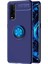 CPT16 Oppo Find X2 Kılıf Range Yüzüklü Silikon - Mavi 1