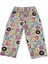 Kız Çocuk Donut Desenli Renkli Pijama Takımı 3