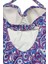 Blackspade Mavi Şal Desenli Kadın Mayo 8258 2