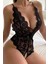 For Dreams 8458 Fantezi Dantelli Özel Bölgesi Açık Bodysuit 2