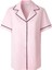 Modal Biyeli Şortlu Pijama Takımı / Pembe 3