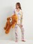 Gömlek Yaka Kız Çocuk Pijama Takımı (W5) 2