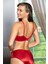 Saten Toparlayıcı Minimizer Sütyen ve Yüksek Bel Slip Külot Takım Kırmızı (MGP31521) 3