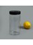 Vakumlu Cam Kavanoz - Şeffaf / Siyah - 600 ml 2