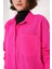 Kadın BDART Cepli Oversize Düğmeli Keten Karışımlı Gömlek Pink 11