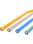 4'lü Cam Pipet - Renkli - 20 cm 3
