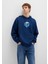 Mavi Baskılı Kapüşonlu Lacivert Sweatshirt 0S10397-89353 1