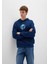 Mavi Baskılı Kapüşonlu Lacivert Sweatshirt 0S10397-89353 2