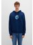 Mavi Baskılı Kapüşonlu Lacivert Sweatshirt 0S10397-89353 3