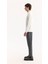 Erkek Ekru Yarım Balıkçi Yaka Basic Düz Rayon Kazak B005151 3