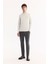 Erkek Ekru Yarım Balıkçi Yaka Basic Düz Rayon Kazak B005151 5