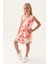 Roly Poly 3393-3 Kız Çocuk Çiçekli Elbise 3