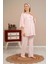 Ba-Ha 4504 Dantel Sabahlıklı Lohusa Pijama Takımı 1