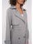 Kadın BDART Düğmeli Astarlı Trençkot Grey 14