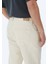Açık Bej Düz Dokuma Carrot Fit Casual Pamuk Karışımlı Pantolon 7