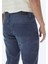 Lacivert Slim Fit Denim Pamuk Karışımlı Pantolon 8