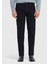Siyah Düz Slim Fit Denim Pamuk Karışımlı Pantolon 7