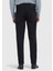 Siyah Düz Slim Fit Denim Pamuk Karışımlı Pantolon 10