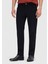 Lacivert Düz Dokuma Slim Fit Casual Pamuk Karışımlı Pantolon 7