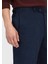 Lacivert Düz Dokuma Modern Fit Casual Pantolon 8