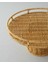 Wicker Plastik Rattan Kek Standı 30 cm Açık Kahverengi 3