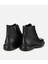 02BOH311940A100 ERKEK Deri Siyah Fermuarlı Kalın Tabanlı Casual Bot 4