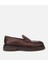 02AYH312160A480 ERKEK Deri Kahverengi Yumuşak Dokulu Kalın Tabanlı Klasik Loafer 1