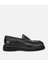 02AYH312160A100 ERKEK Deri Siyah Yumuşak Dokulu Kalın Tabanlı Klasik Loafer 1