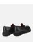 02AYH312160A100 ERKEK Deri Siyah Yumuşak Dokulu Kalın Tabanlı Klasik Loafer 3