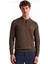 Polo Yaka Basic Düz Haki Melanj Erkek Kazak F5WM-KZK 2553 1