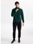 D5WM-SWT3301 Koyu Yeşil Dik Yaka Basic Düz Erkek Polar Sweatshırt 3