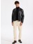 Tam Balıkçı Yaka Slim Fit Düz Bordo Melanj Erkek Kazak F5WM-KZK 2524 4