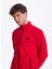 D5WM-SWT3301 Kırmızı Dik Yaka Basic Düz Erkek Polar Sweatshırt 2