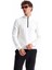 Bato Yaka Slim Fit Düz Ekru Erkek Kazak F5WM-KZK 2522 1