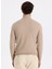 Tam Balıkçı Yaka Slim Fit Düz Bej Melanj Erkek Kazak F5WM-KZK 2524 5