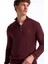 Bato Yaka Basic Düz Bordo Melanj Erkek Kazak F5WM-KZK 2555 3