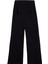 Standart Bel Relaxed Siyah Kadın Pantolon PBF5WL-PNT9523 1