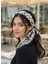 Desenli Fular Mermer Estacraft Şal Bandana 70X70CM 2