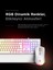 Km-Rx7 Fortuna V2 Gökkuşağı Aydınlatmalı USB Beyaz Gaming Combo Q Gaming Klavye + 12800 Dpi Mouse 6