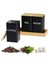 3pcs Set Çay Kahve Şeker Kutusu Tepsi Demir Çay ve Bambu Kapaklı Kahve Kavanozları Kahve Şeker Çay Konteynerleri A (Yurt Dışından) 5