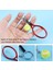 6pcs Mini Tenis Raket Topu Anahtarlık Kolye Çanta Çanta Aksesuarları Çanta Sporu Reklam Hayranları Lik Eşyalar Anahtar Yüzük (Yurt Dışından) 3