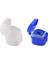 2pcs Takma Diş Kutusu Süzgeçli Takma Diş Kabı Takma Diş Banyosu Kutusu Yanlış Diş Depolama Kutusu - Koyu Mavi Beyaz (Yurt Dışından) 1