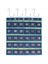 4x 30 Numaralı Cepler Grafik Cep Telefonu Asma Organizatör Sınıf Hesap Makinesi Için Depolama Çantası Cep Telefonu (Yurt Dışından) 2