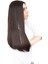 Fiber Sentetik Uzun Düz Peruk - Koyu Kahve 2