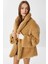 Oversize Suni Kürk Kaban LVW0008 Camel 3