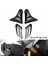 Yamaha T-Max Tmax Için 530 2018 2018 2019 Sinyal Işık Kapak Kabuk Kapakları Mat Siyah (Yurt Dışından) 2