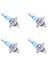 4x H4 35W Xenon Hid Far Halojen Ampul Lambası Hı/lo Işın Süper Beyaz 6000K (Yurt Dışından) 1