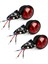 3x Kırmızı 12V LED Siyah Ayarlanabilir Cafe Racer Style Tail Işık Motosikletleri Motosiklet Fren Arka Lamba Kuyruk Işığı (Yurt Dışından) 1