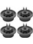 4 x Bulaşık Makinesi Alt Sepet Rail Wheels Bosch Neff &amp; Siemens Gray 165314 (Yurt Dışından) 2