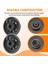 4 x Bulaşık Makinesi Alt Sepet Rail Wheels Bosch Neff &amp; Siemens Gray 165314 (Yurt Dışından) 5